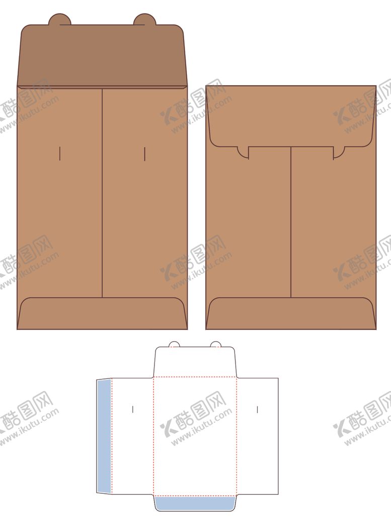 编号：11799807081024422623【酷图网】源文件下载-纸质包装盒刀模设计图