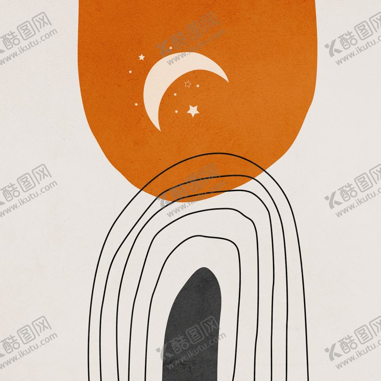 编号：31615911031147589260【酷图网】源文件下载-抽象线条色块装饰画