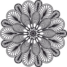 曼陀罗花纹
