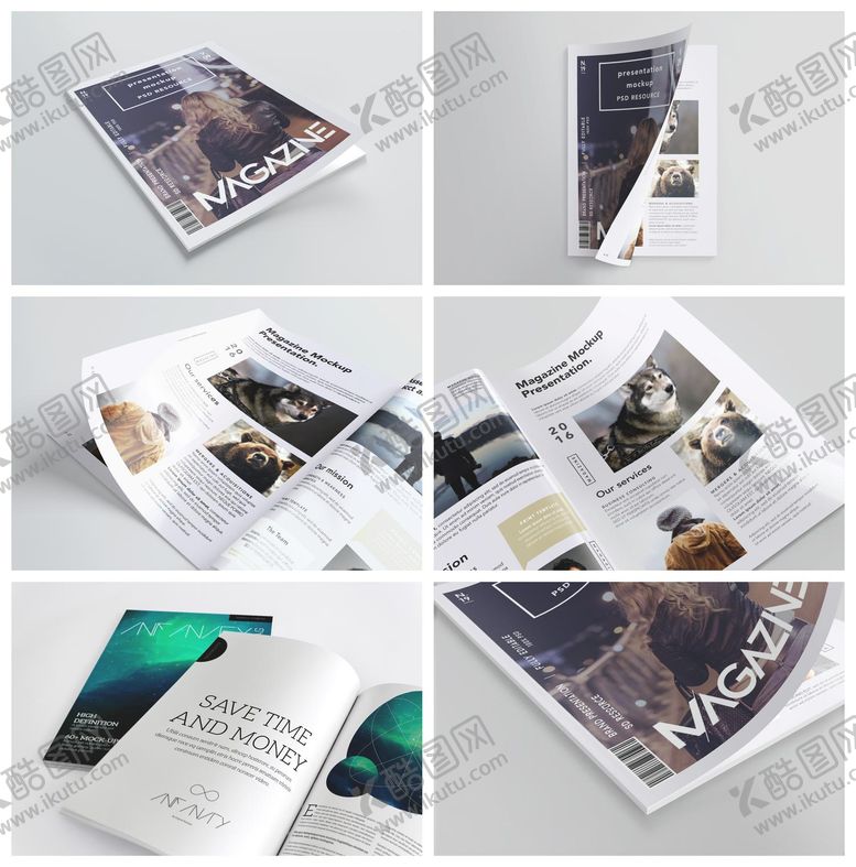 编号：18233103041825339774【酷图网】源文件下载-杂志样机设计