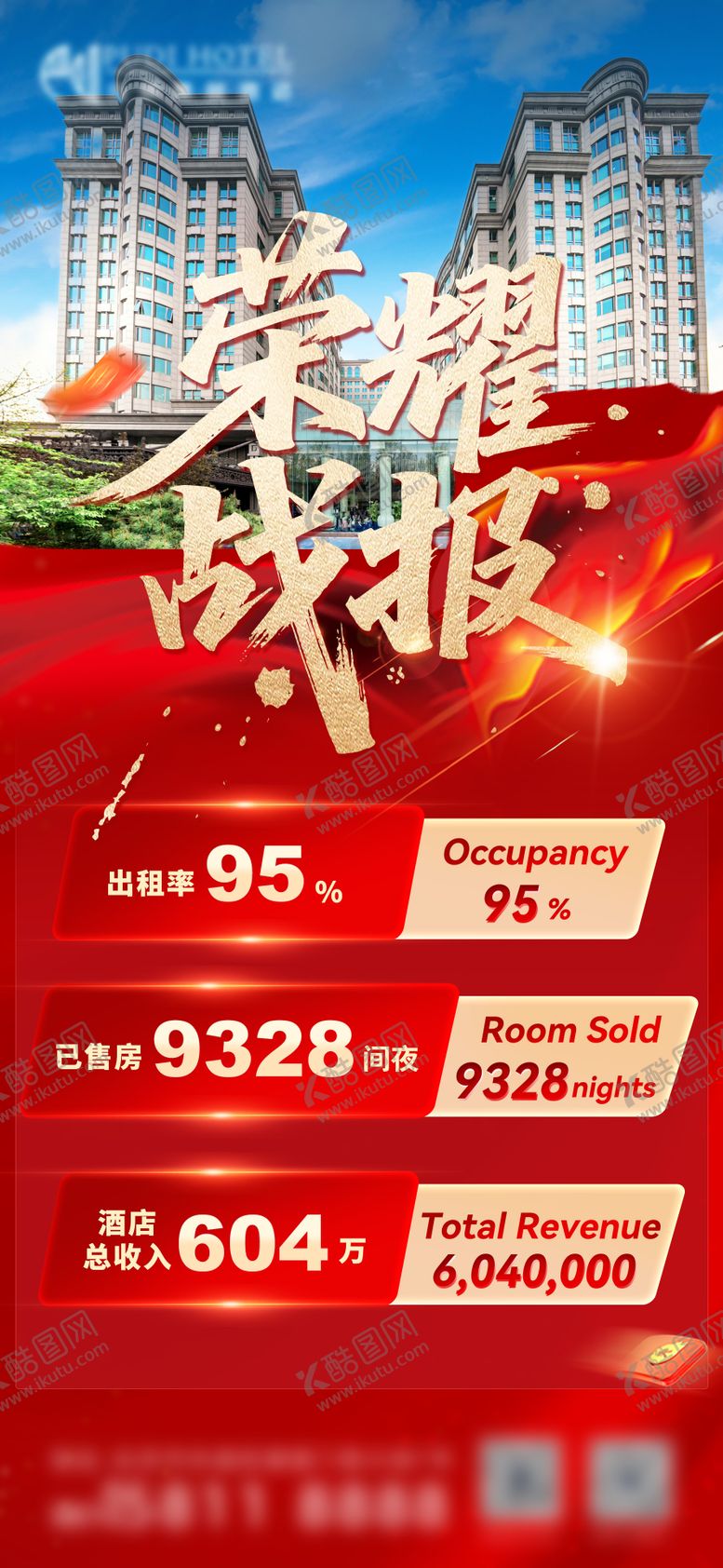 编号：54971610111618373827【酷图网】源文件下载-战报海报