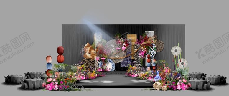 编号：74990405011923281976【酷图网】源文件下载-秋色婚礼效果图