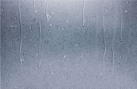 玻璃雨水雾气png