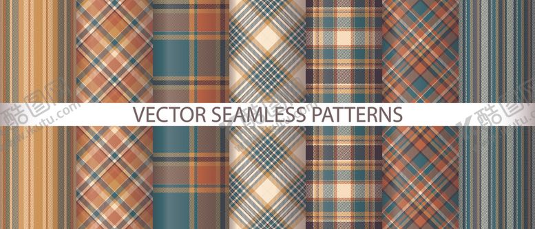 编号：42460509230941418162【酷图网】源文件下载-多彩格子图案背景