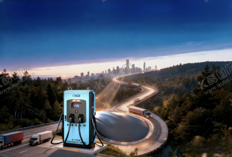 编号：77647811021216473117【酷图网】源文件下载-智能充电解决方案宣传图