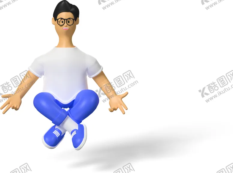编号：63884801251816493347【酷图网】源文件下载-蹲坐上班族职员男孩