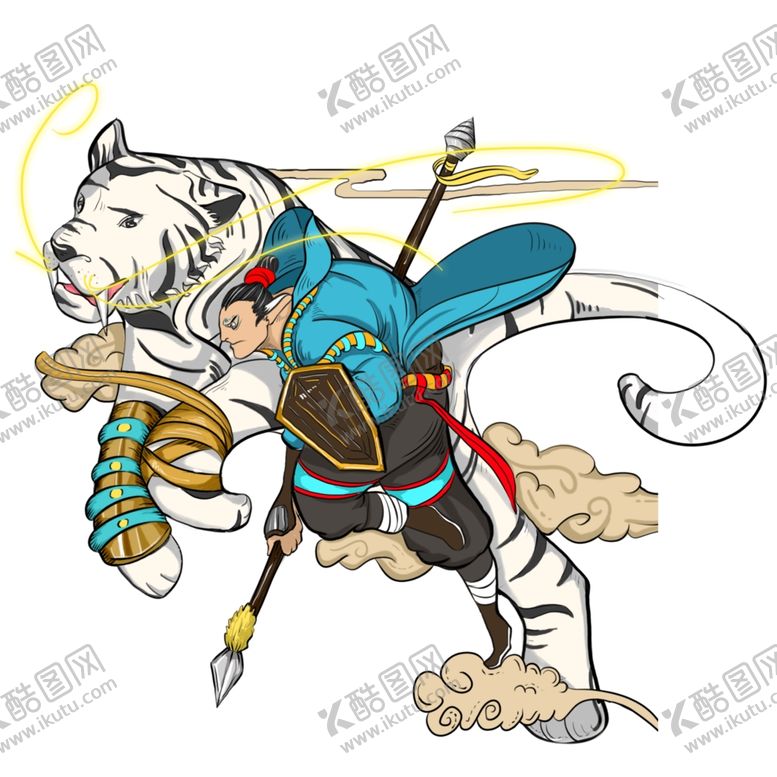 编号：78717211010502048996【酷图网】源文件下载-国潮手绘