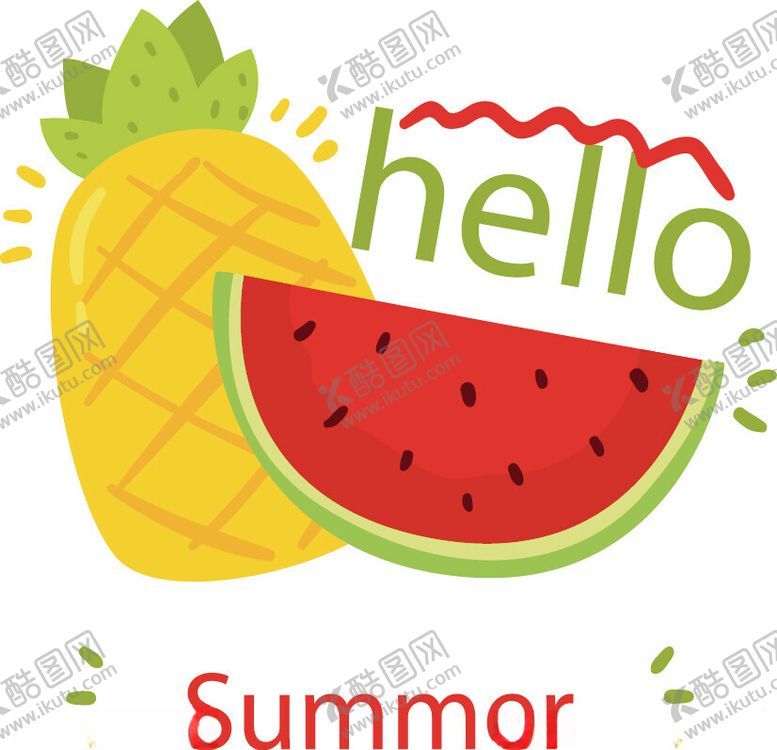 编号：77146502082219536868【酷图网】源文件下载-西瓜菠萝