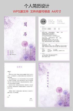 个人简历高端模版事行政