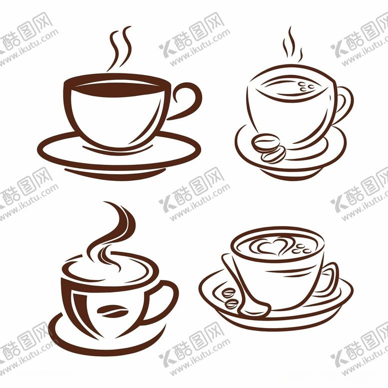 编号：58245502232158198948【酷图网】源文件下载-咖啡标志