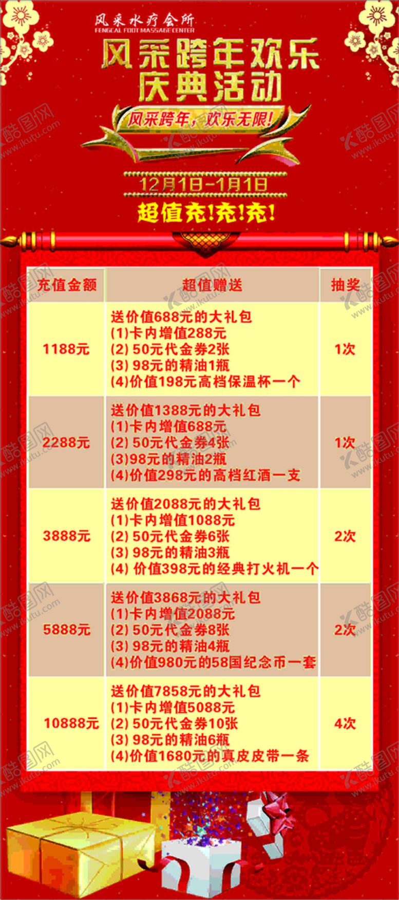 编号：82416601131701019301【酷图网】源文件下载-风采水疗展架