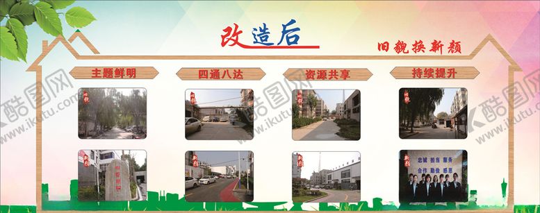 编号：80175206280104562971【酷图网】源文件下载-小区改造宣传栏
