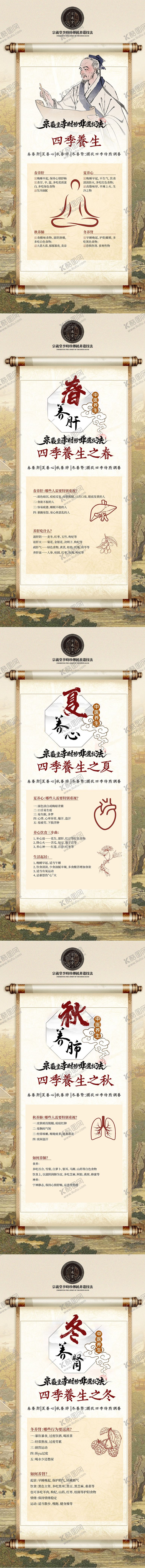 编号：24122706151216314743【酷图网】源文件下载-中医说四季养生