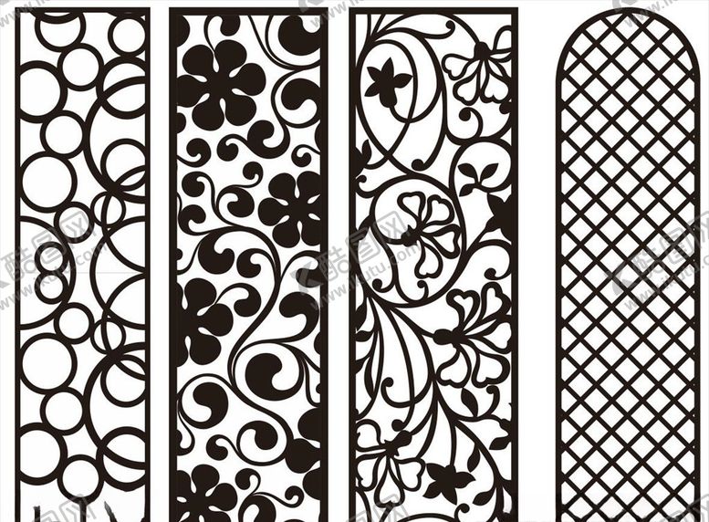 编号：51986810020158339436【酷图网】源文件下载-镂空雕刻雕花