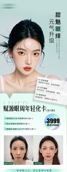 眼周年轻化海报