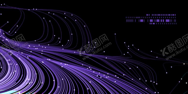 编号：10949809200557321626【酷图网】源文件下载-简约紫色抽象炫光科技展板