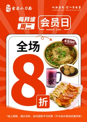 会员日海报
