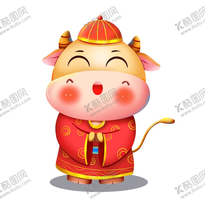 编号：63616505130939402398【酷图网】源文件下载-牛年形象