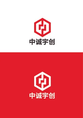 科技标识设计简约字母