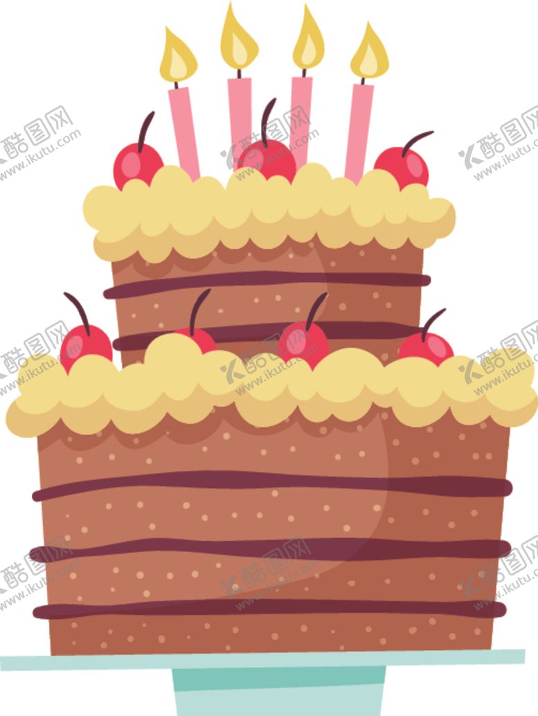 编号：27774810111533361177【酷图网】源文件下载-生日蛋糕