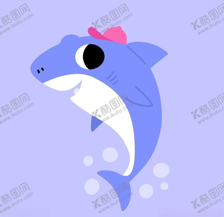 编号：77244009170033371195【酷图网】源文件下载-手绘矢量鲨鱼