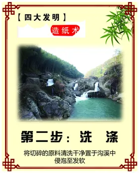 四大发明造纸术打浆