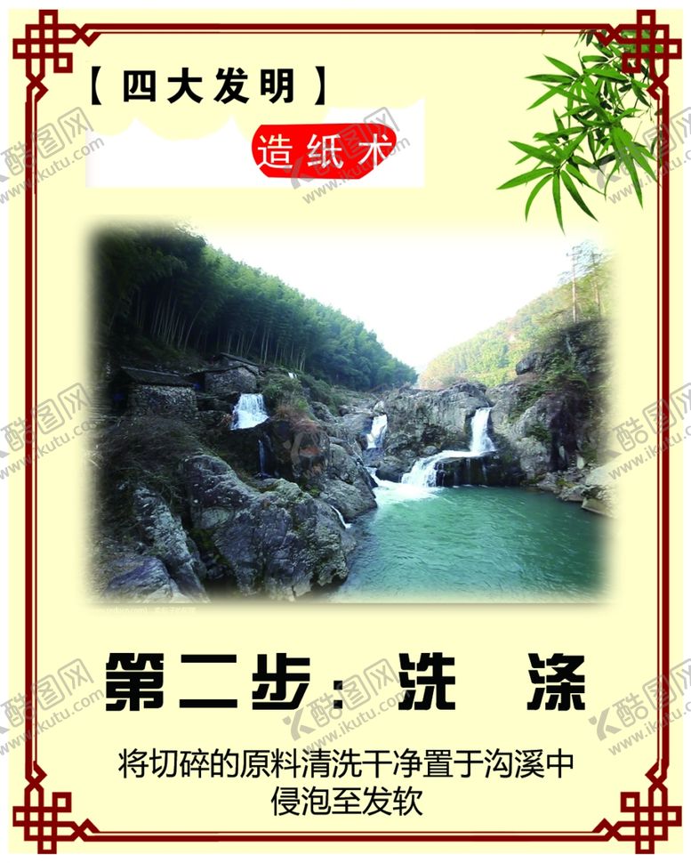 编号：72293910061136209306【酷图网】源文件下载-四大发明造纸术洗涤