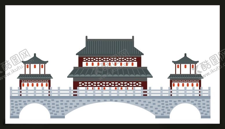 编号：41638902060146558431【酷图网】源文件下载-手绘古典建筑