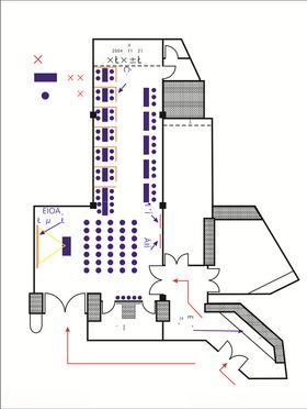 广东国际大酒店消防逃生图