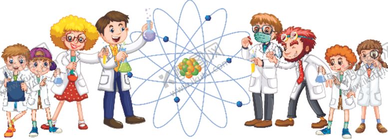 编号：53871309150213449586【酷图网】源文件下载-卡通化学教师
