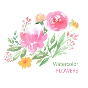 水彩花卉