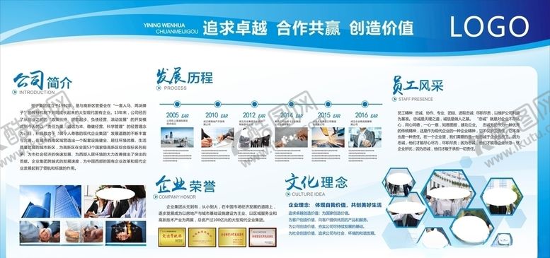 编号：34823509252128298750【酷图网】源文件下载-企业简介展板