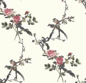 花鸟中式风无缝图案设计