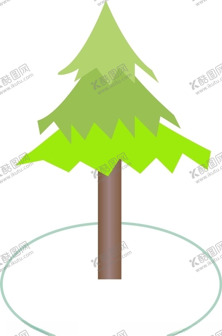 编号：75331010281122107090【酷图网】源文件下载-松树绘图