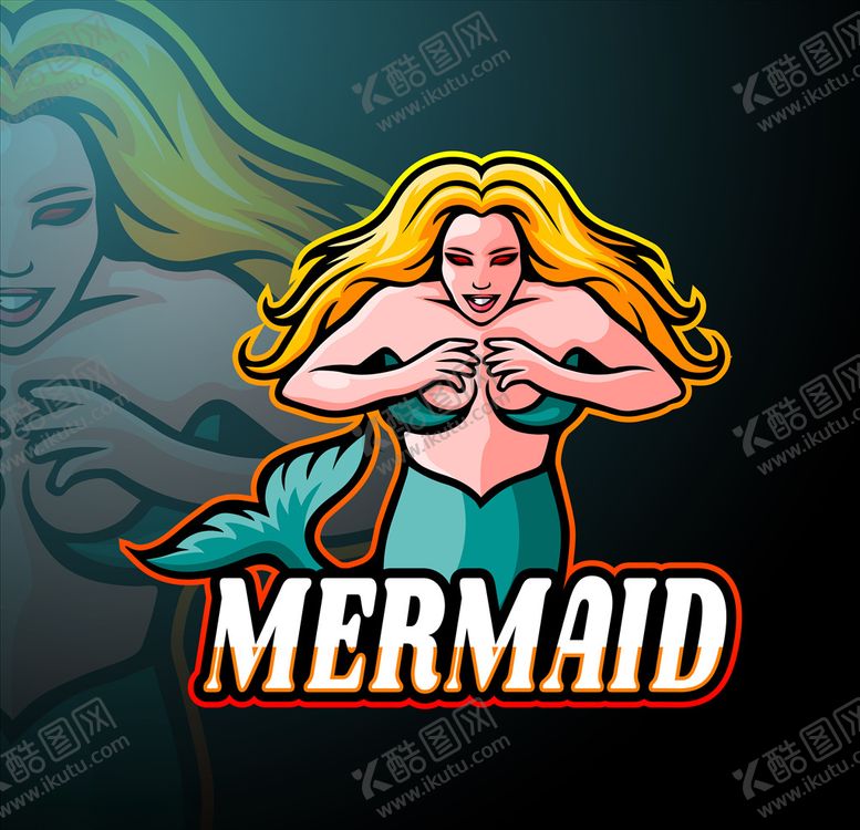 编号：53076610022006569410【酷图网】源文件下载-人鱼图标