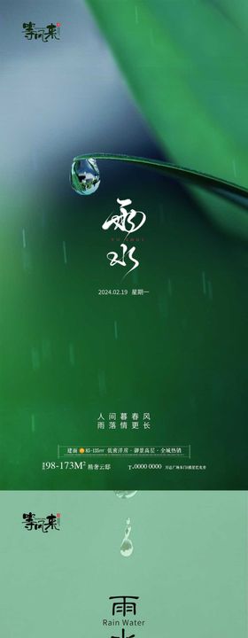 雨节气系列海报