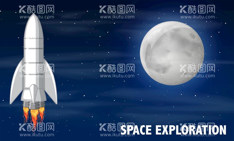 编号：50135110182111542659【酷图网】源文件下载-卡通宇宙太空图片