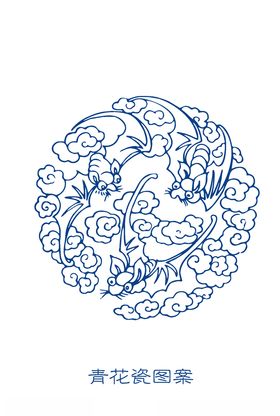 青花纹理