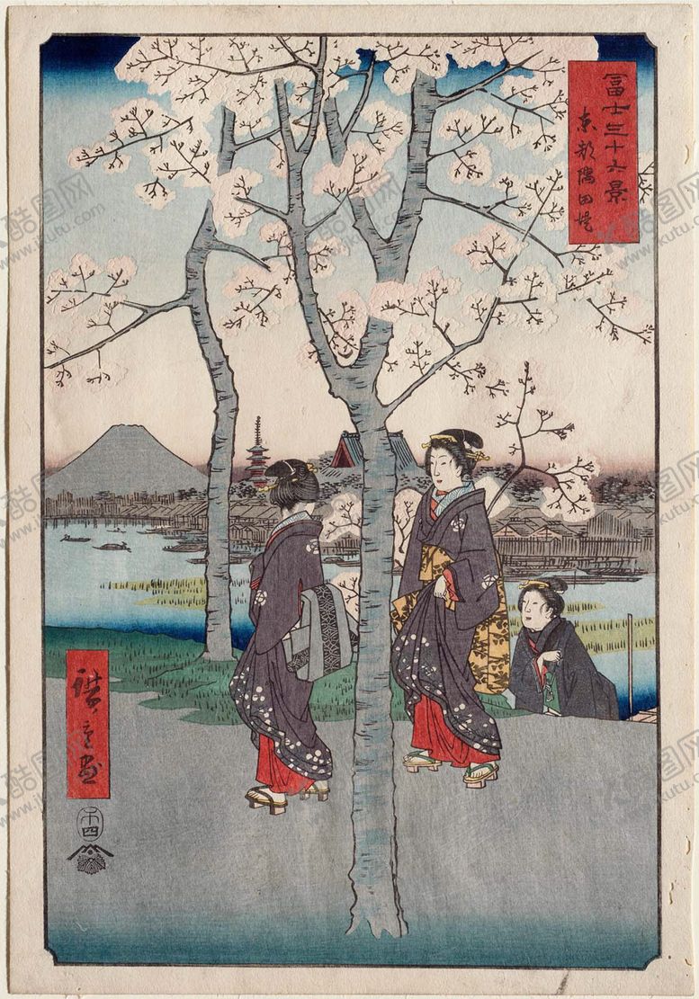 编号：21949310311350284200【酷图网】源文件下载-日本风景浮世绘