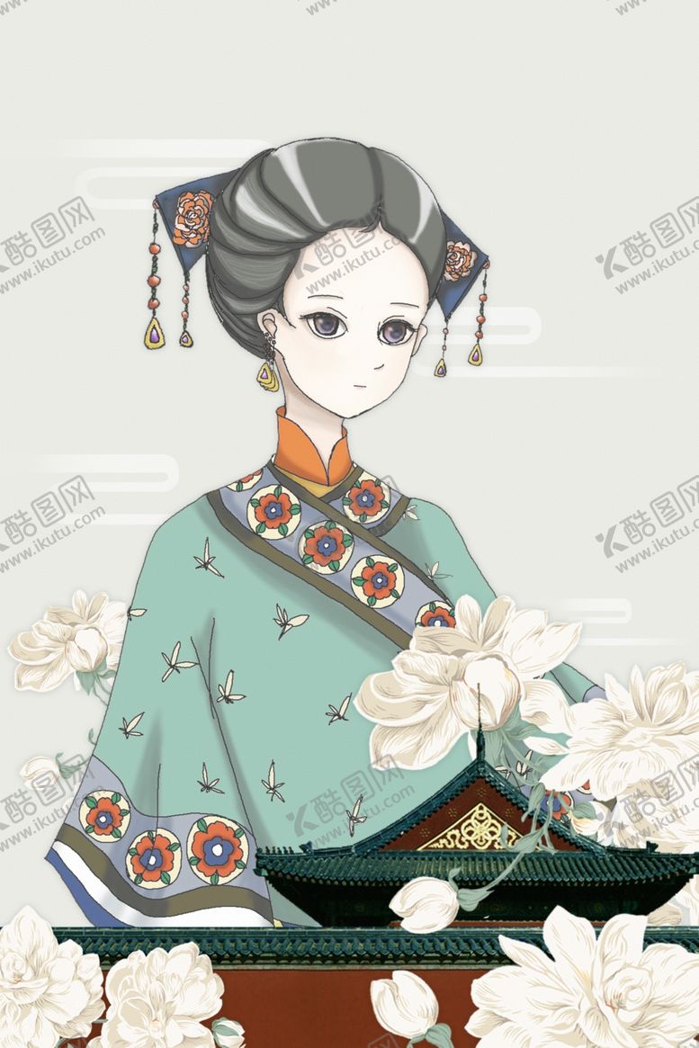 编号：14435409171944089029【酷图网】源文件下载-清宫嫔妃