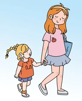 母亲节妈妈爱宝宝萌娃