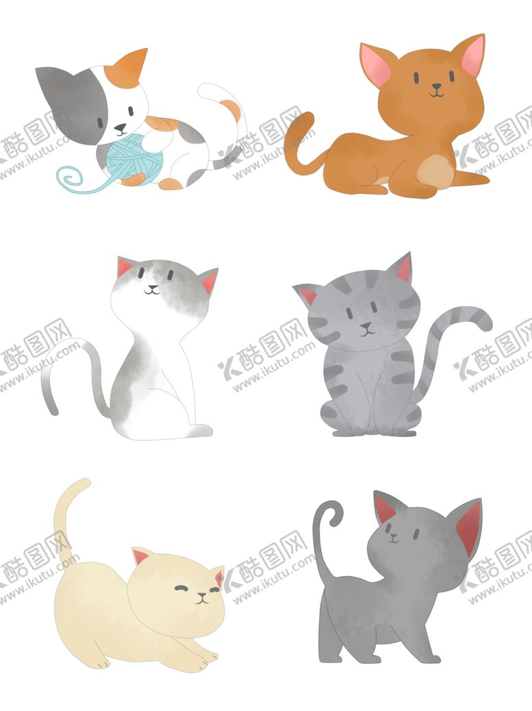 编号：34182409121321268127【酷图网】源文件下载-卡通猫咪