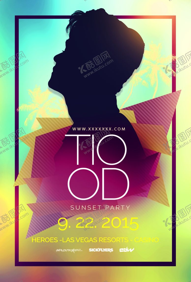 编号：15211809232009026522【酷图网】源文件下载-欧美时尚几何撞色海报