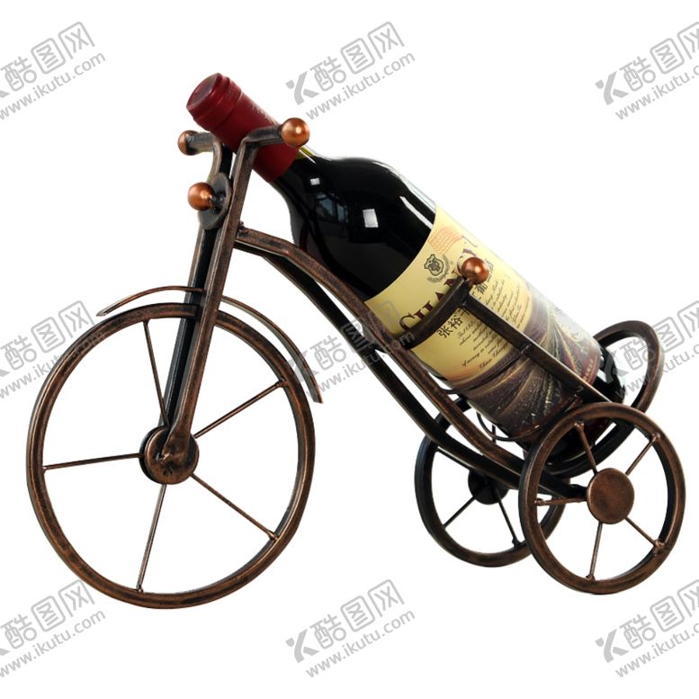 编号：88958104290310591724【酷图网】源文件下载-自行车红酒架
