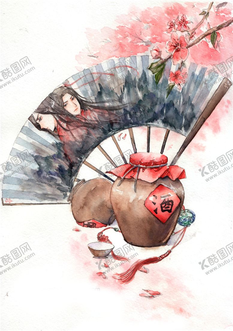 编号：64287706290036527896【酷图网】源文件下载-古风装饰绘画背景