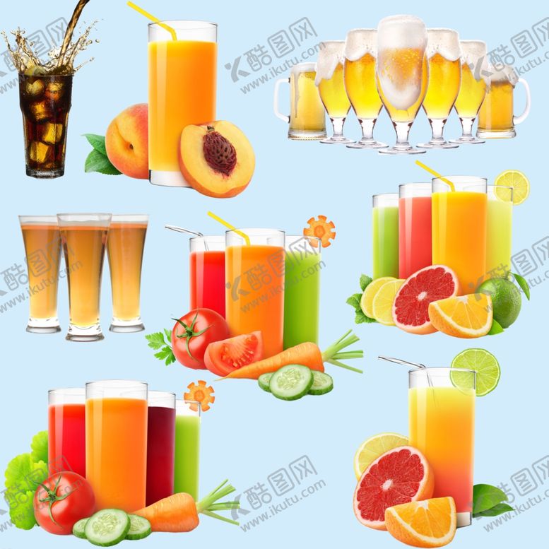 编号：27680610111045584172【酷图网】源文件下载-鲜榨果汁