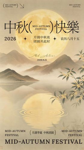 中秋节海报