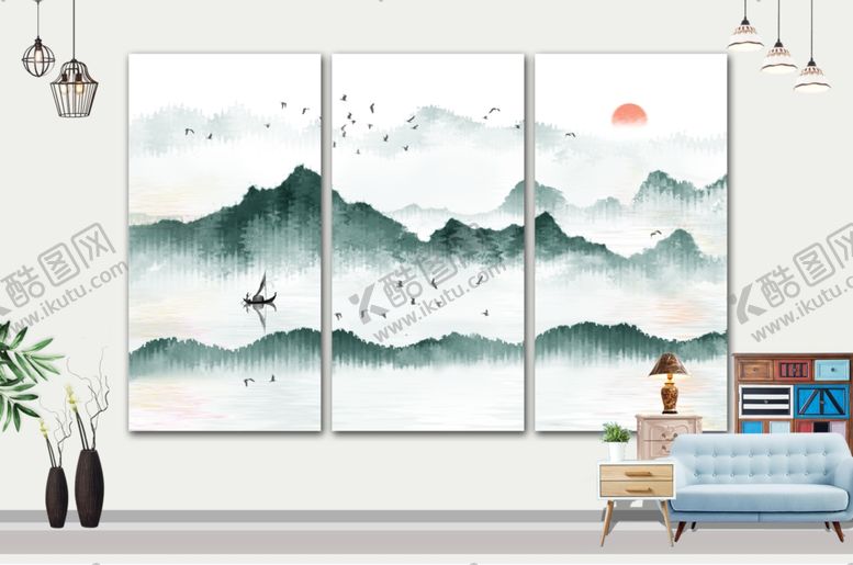 编号：32758907041606317943【酷图网】源文件下载-山水画