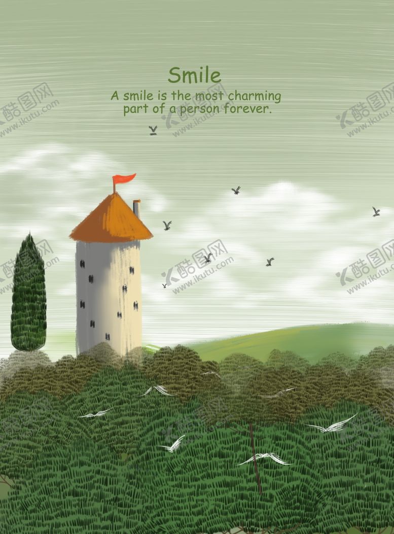 编号：92767409090306516958【酷图网】源文件下载-森林插画