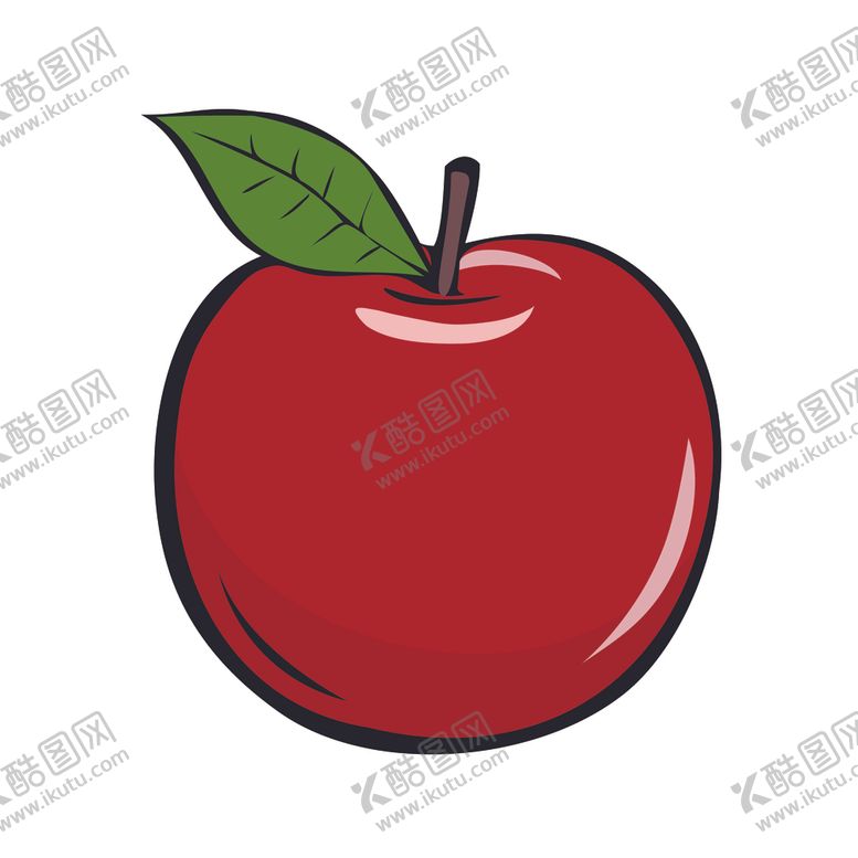 编号：15945812110231576421【酷图网】源文件下载-矢量苹果